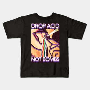 LSD Tshirt Drop Acid Not Bombs Kids T-Shirt